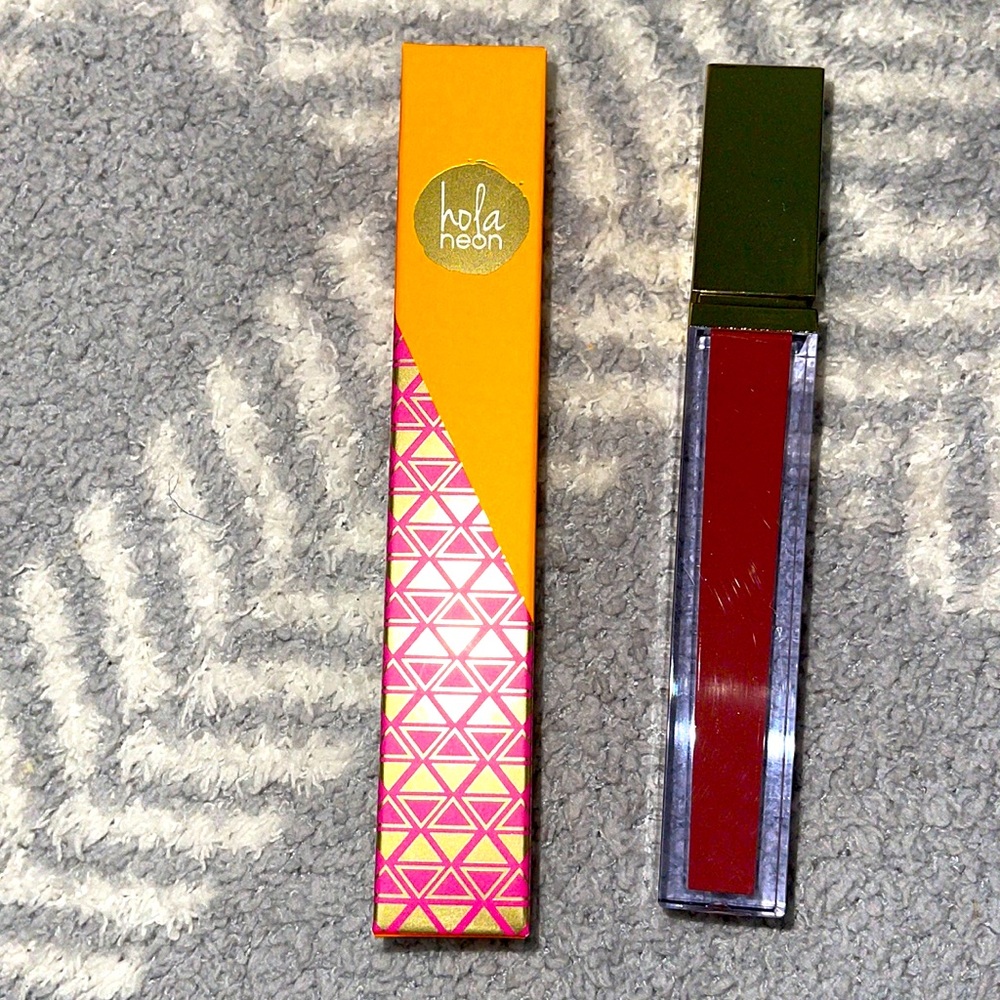 Hola Neon Cosmetics Matte Velvet Liquid Lipstick in The Easy Sell 0.22 oz